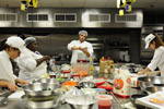 Culinary students in the kitchen